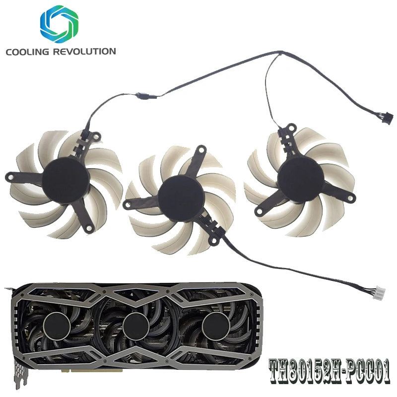 th80152h pcc01 dc12v rtx3070ti rtx3080ti graphics fan fro leadtek geforce rtx 3070 ti rtx 3080 ti life es free global shipping