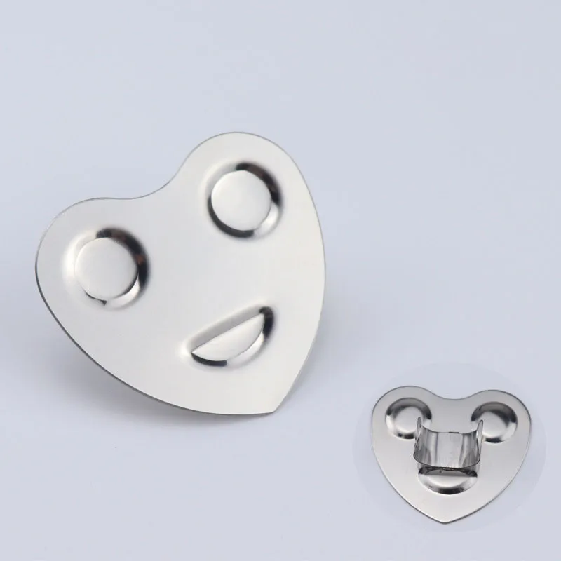 

Stainless Steel Nail Art Ring Palette Butterfly Nail Paint Palette UV Gel Nail Polish Cream Manicure Makeup Tools Foundation Mix