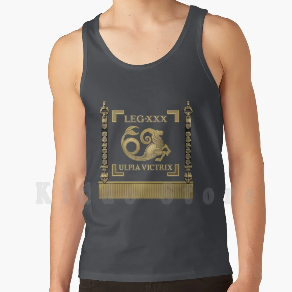

Standard Of The 30th Legion Ulpia Victrix-Vexillum Of The Trajan's Thirtieth Legion Tank Tops Vest 100% Cotton