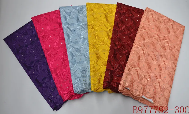 

Alisa Nigerian Dry Lace Fabric 2020 High Quality Swiss Voile Lace In Switzerland 100% Cotton Lace For Sewing Clothes B977792-30C