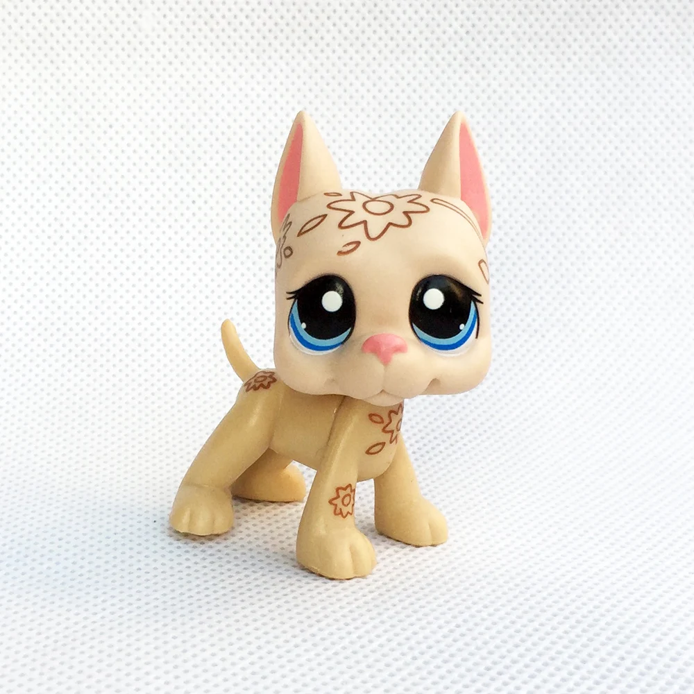 Оригинальная маленькая кошка LPS игрушки для домашних животных немецкий дог