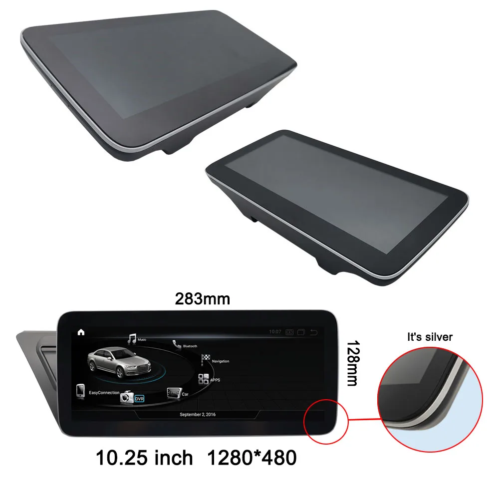 Автомобильный мультимедийный стерео проигрыватель IPS Android 10 с GPS-навигацией для