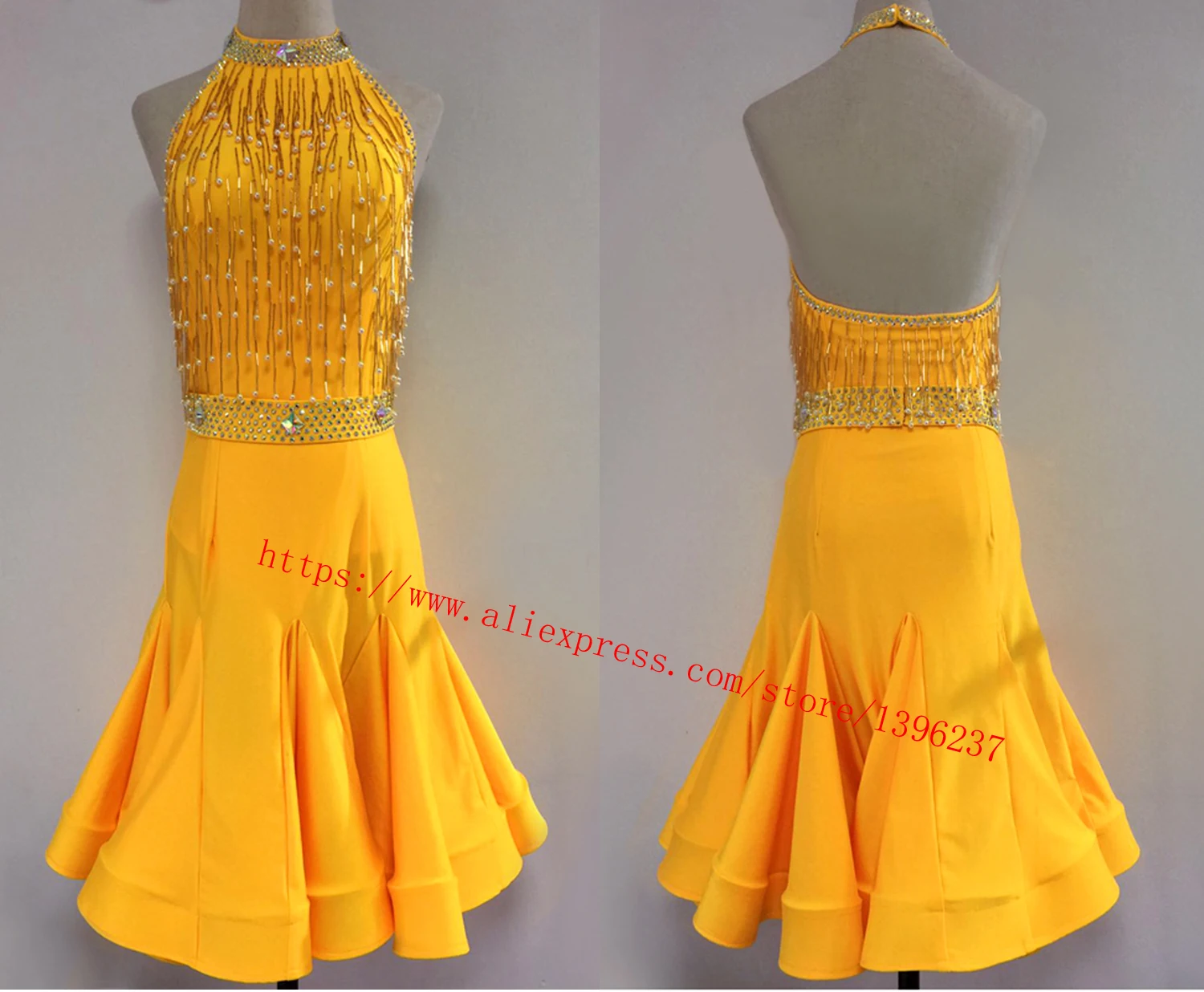 

Платье для латиноамериканских соревнований, новинка, женский костюм для латиноамериканских танцев со стразами, Красная Женская Стандартна...