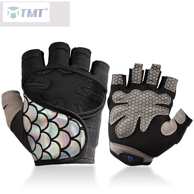 TMT Спортивные Перчатки для фитнеса гантели женские дышащие спортивные перчатки