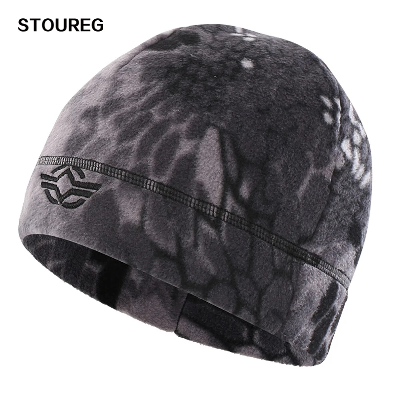 Походные флисовые шапки унисекс ветрозащитный осенне-зимний походный шарф