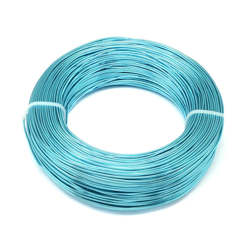 DarkTurquoise 500g 0,8/1/1,5/2/3/3,5/4/5/6 мм алюминиевая проволока ювелирных изделий для ювелирных украшений Hand-Made ремесла F60 - Цвет: DarkTurquoise