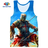 sonspee 3d print middle ages knights templar war catholicism mens tank top casual bodybuilding gym muscle sleeveless vest shirt