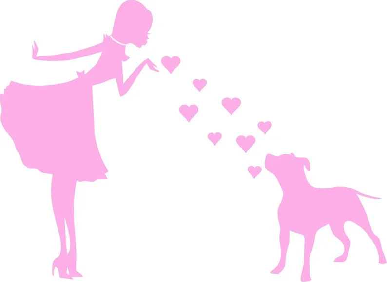 

Pitbull and Pearls Decal - PITBULL Mom Pit Bull Vinyl Car Decal, Laptop Decal,