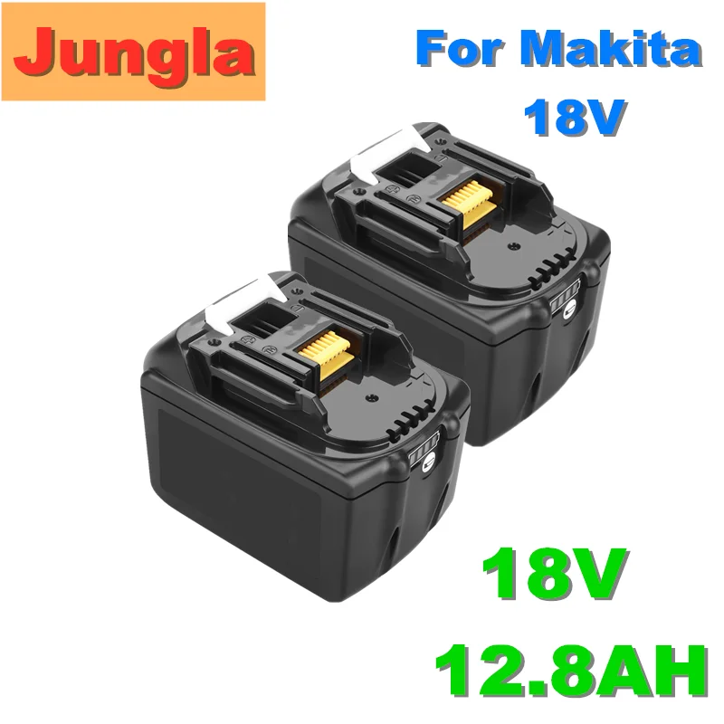

2020 18V 12.8Ah Батарея для инструмент Makita BL1830 BL1830USB BL1840 BL1850 BL1860 18V 18 вольт 12800 мАч литий-ионная аккумуляторная