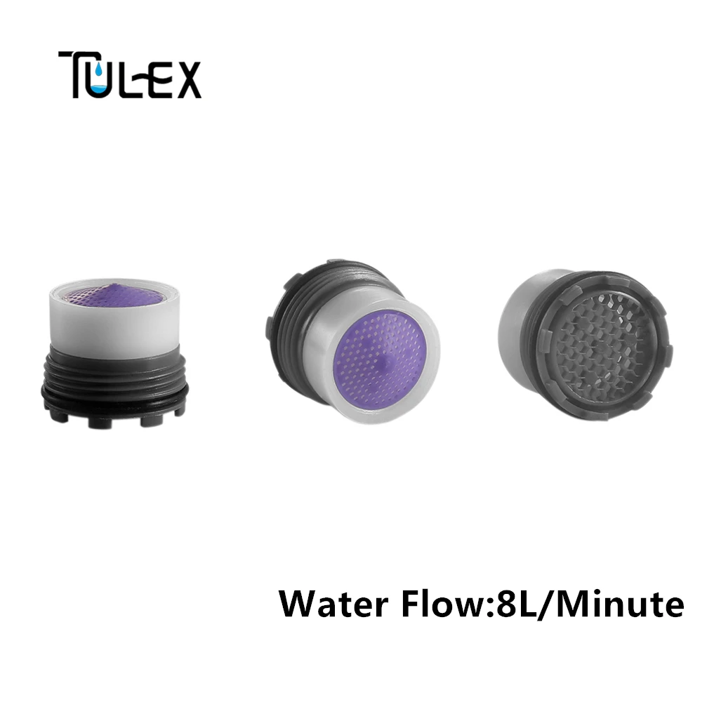 TULEX аэратор для крана водосберегающее 16,5 мм фильтра резьбы папа 6-8L/мин носик барботер фильтр нажмите аксессуары ванной комнаты в прятки в основную часть