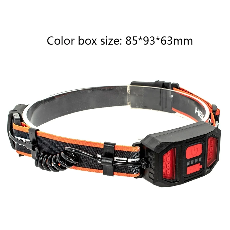 

Mini COB LED Headlamp 3 Modes Headlight Head Flashlight Torch Lanterna For Outdoor Camping Night Fishing Running