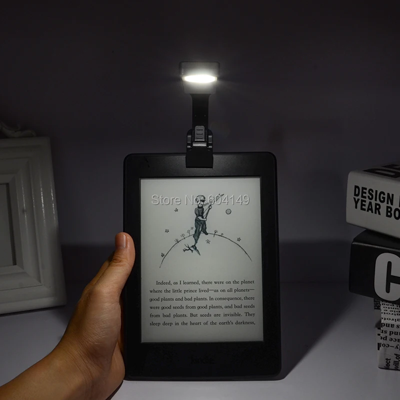 3 цвета Температура перезаряжаемая электронная книга светодиодный светильник для Kindle бумажная USB Светодиодная лампа для чтения гибкий E-read клип книжный светильник