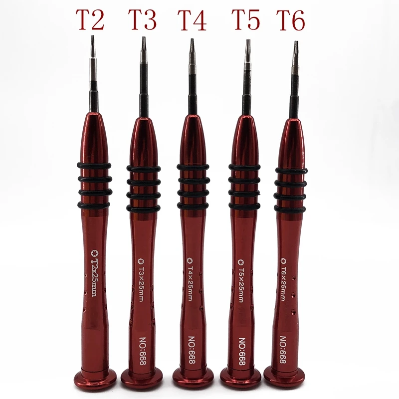 Отвертка высокого качества Torx T2 T3 T4 T5 T6 10 шт./лот ремонтные инструменты отвертка S2