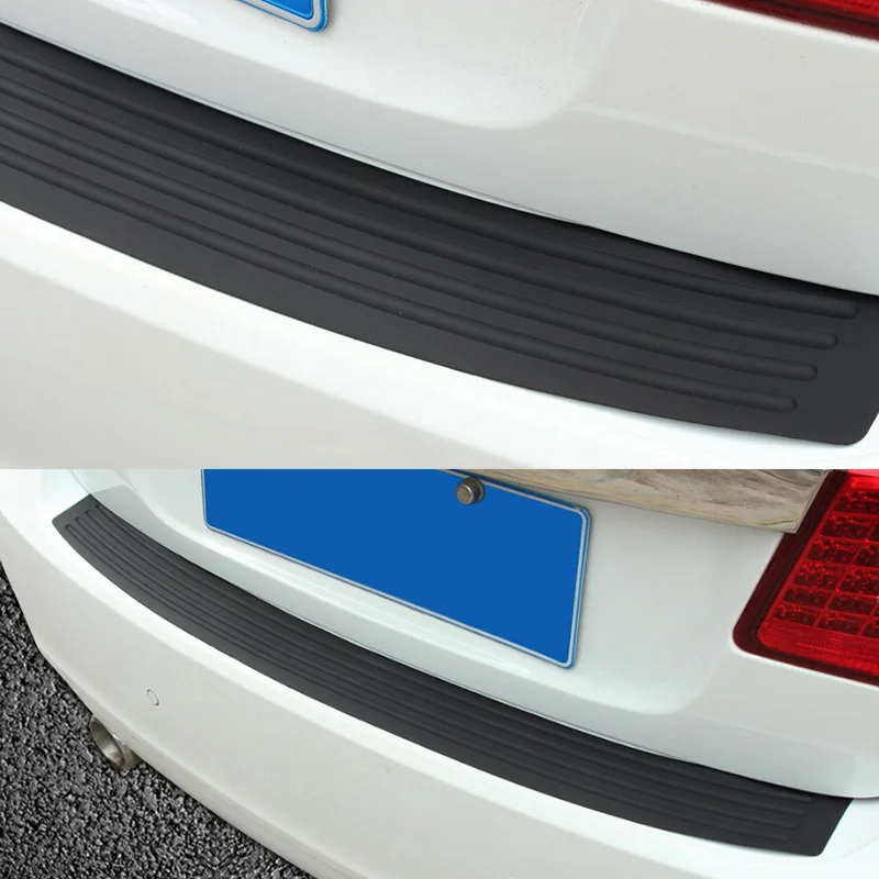 Универсальный Автомобильный задний бампер с защитой от царапин Черная защитная