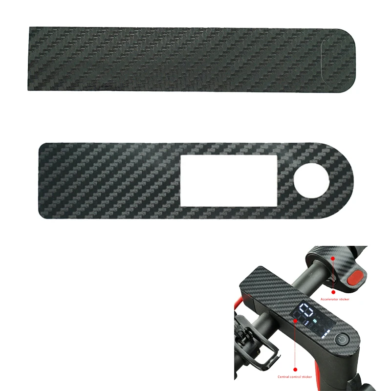 New Electric Scooter Panel Carbon Fiber Waterproof Anti-Slip Protective Film Accelerator Sticker for Xiaomi Mijia M365 Pro | Спорт и