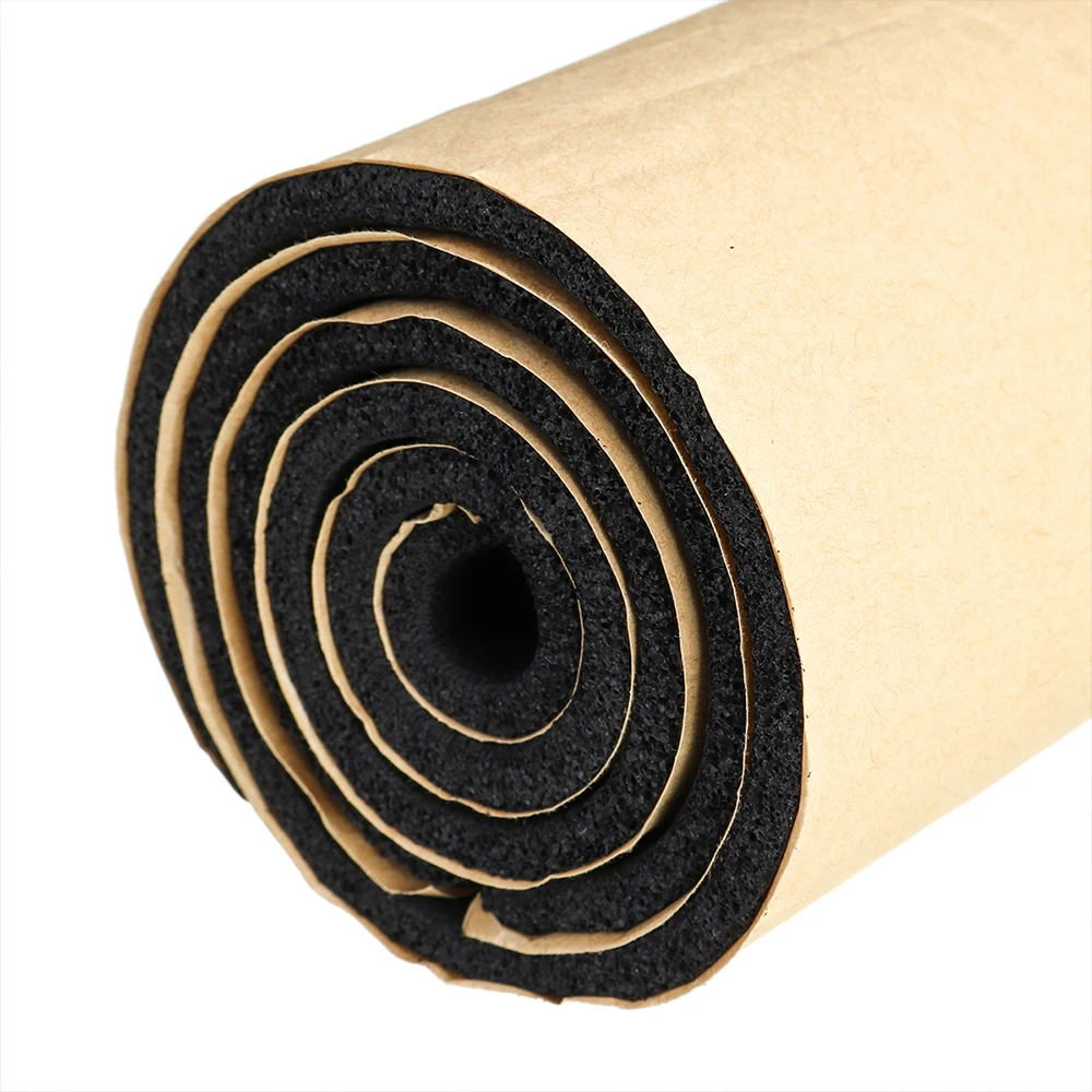 

9X 1cm 0.6cm Car Sound Hot Deadener Mat Noise Proof Bonnet Insulation Deadening Engine Firewall Heat Foam Cotton Sticker 30x50cm