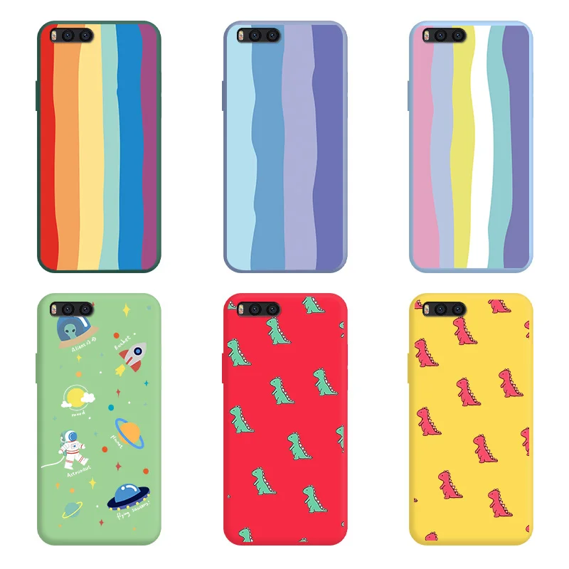 

Flower Cover For Xiaomi Note 3 Case Silicone Painted Cartoon Cute Pattern Shockproof Matte Phone Shell Coque