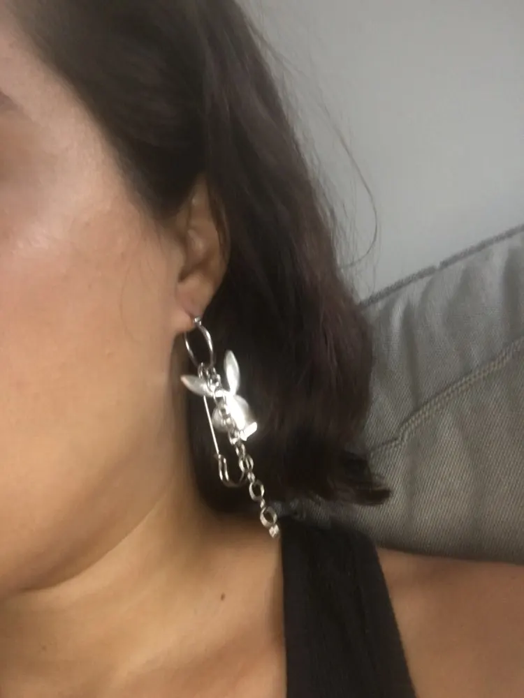 Женские серьги-кольца из нержавеющей стали, в стиле панк