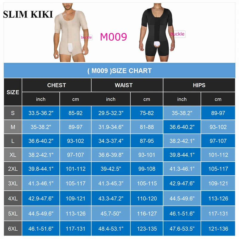

Men's Shapewear Compression Garments Fajas Colombianas para Hombre Bodysuit Shapewear Shirt Girdle for Men Shaper Liposuction