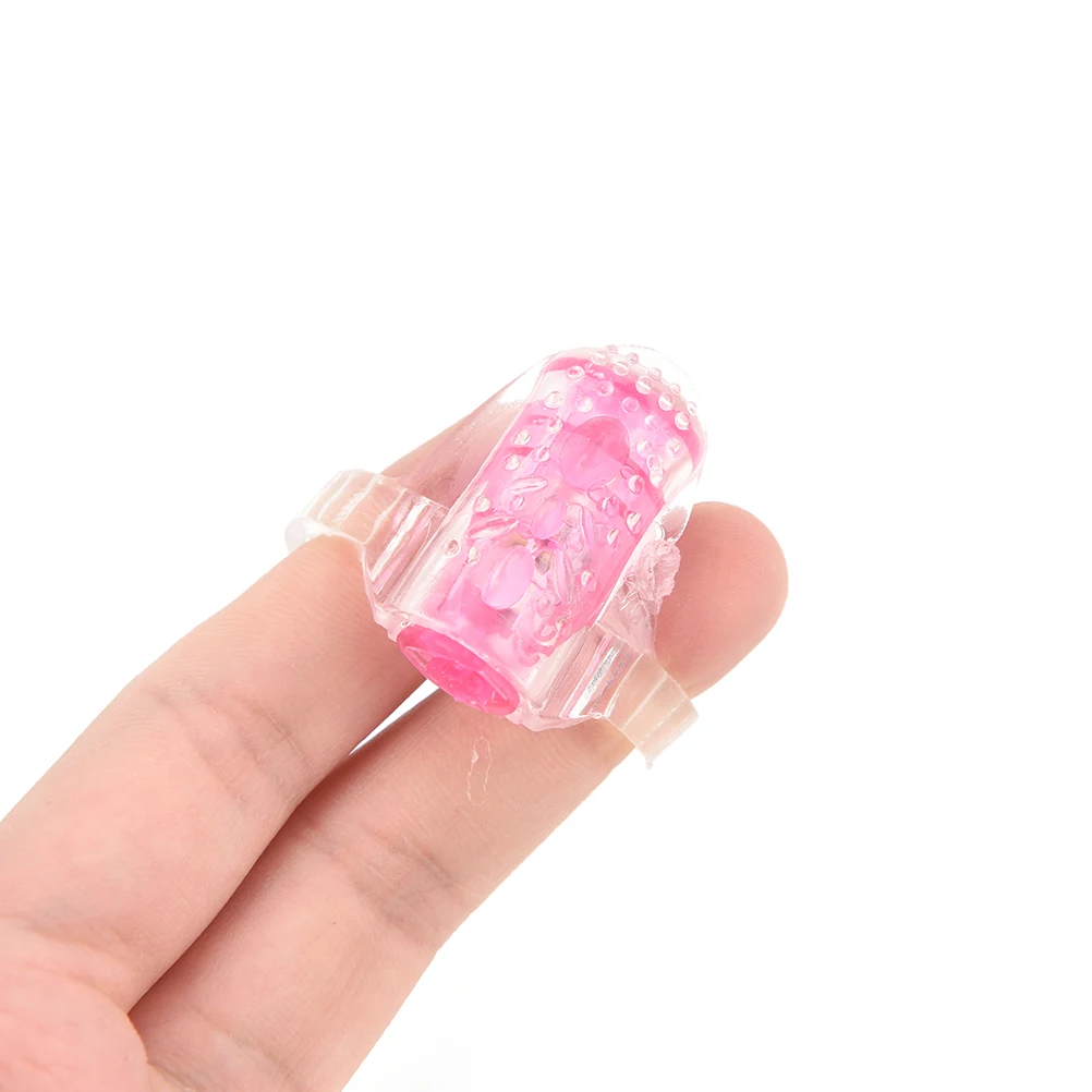 Вибрационный массажер вибратор на палец язык мастурбация мин. для клитора