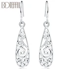 Женские серьги-подвески в стиле ретро DOTEFFIL, из стерлингового серебра 925 пробы, для свадьбы, помолвки, вечеринки, модные ювелирные украшения