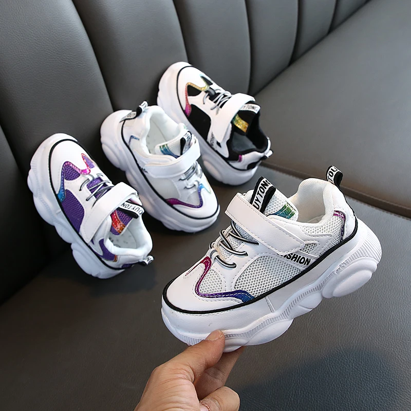 Детская обувь спортивная для мальчиков сезон весна толстая подошва бега