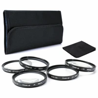 riseuk 49mm close up 124810 macro lens set for canon sony nikon all camera cleaning cloth