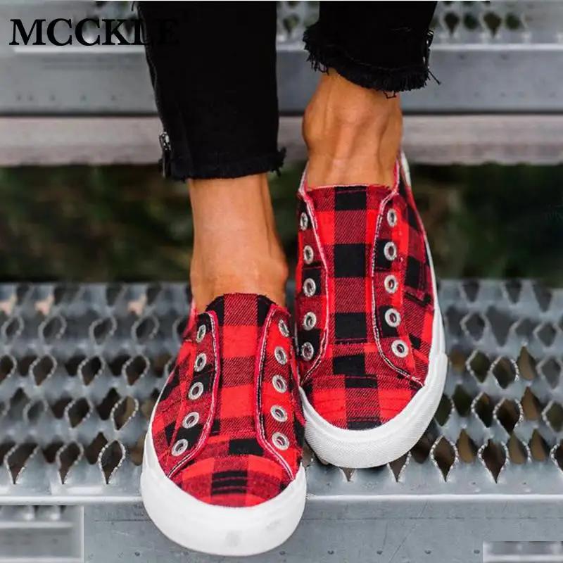 MCCKLE женская вулканизированная обувь женские кроссовки повседневные удобные