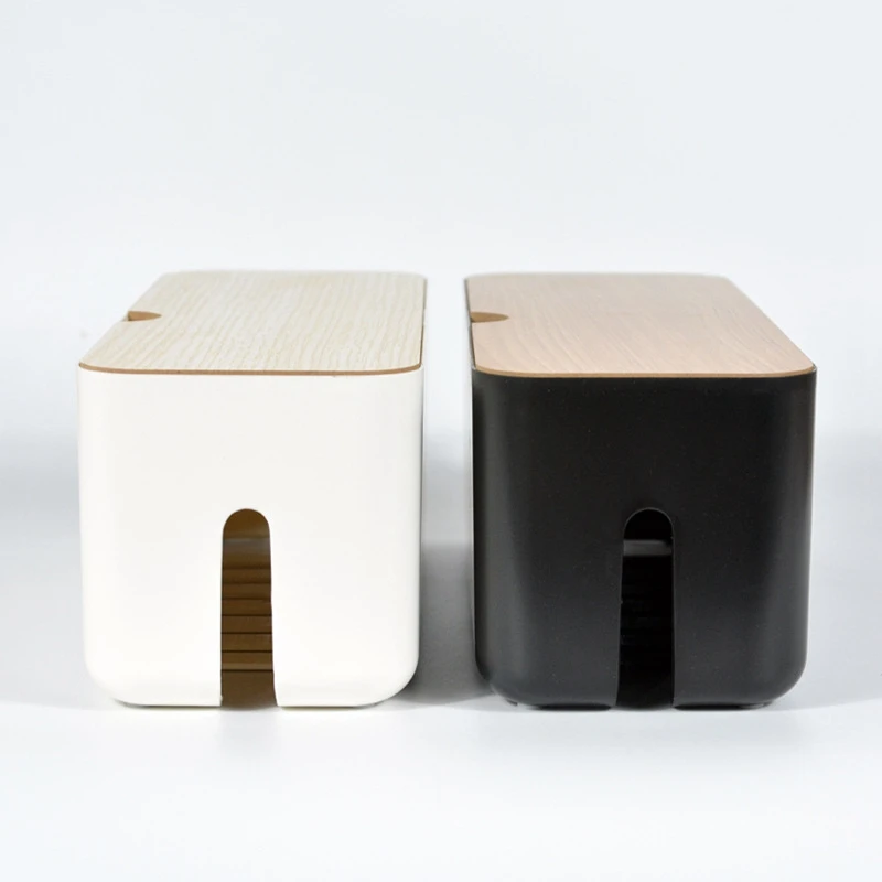 

New Cable Storage Box Power Strip Wire Case Anti Dust Charger Socket Organizer Desktop Network Line Storage Bin