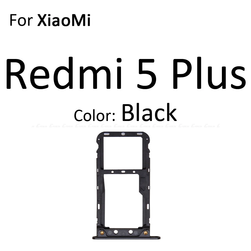 Лоток для sim карты Гнездо Слот ридер адаптер XiaoMi Redmi 5 Plus Note Pro Micro SD держатель