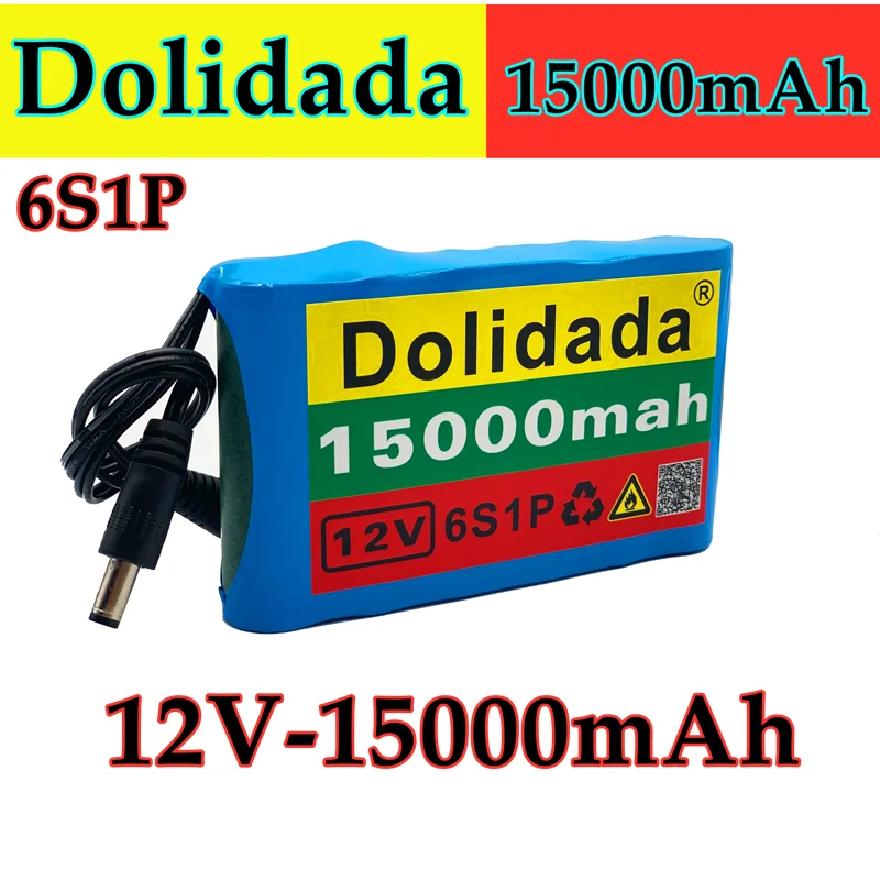 Новый 12V аккумуляторная батарея 15Ah 18650 Перезаряжаемые комплект литий ионный
