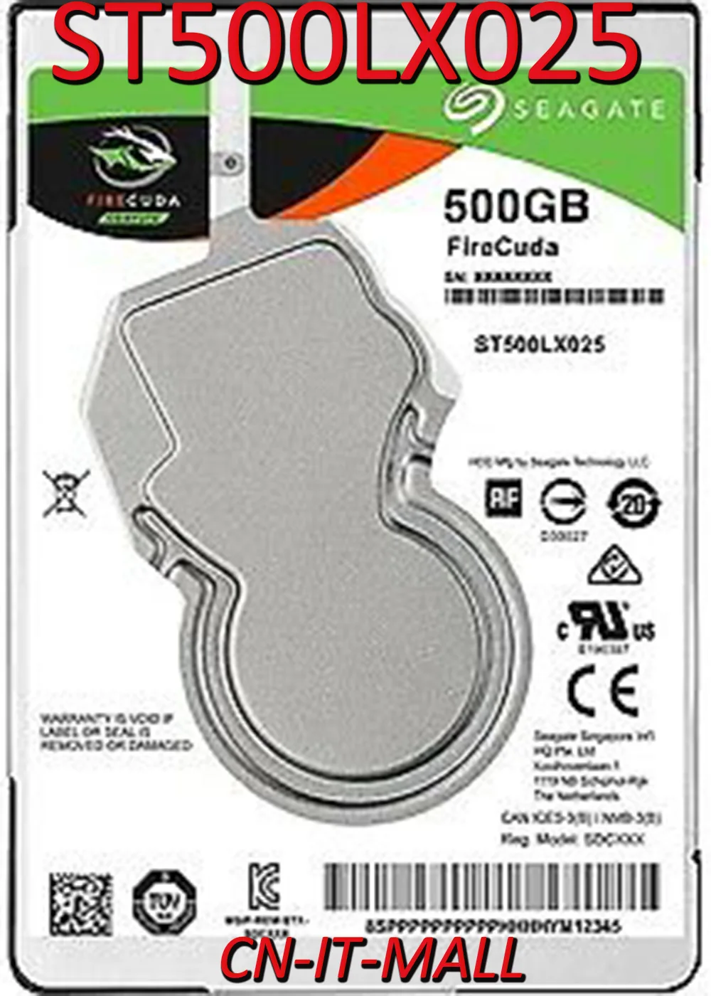 Seagate FireCuda Gaming SSHD ST500LX025 500GB SATA 6.0Gb/s 2.5  Notebooks Internal Hard Drive