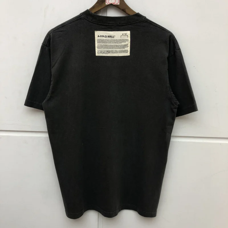 Футболка в стиле кэжуал летняя черная бежевая с холодной стенкой ACW футболки