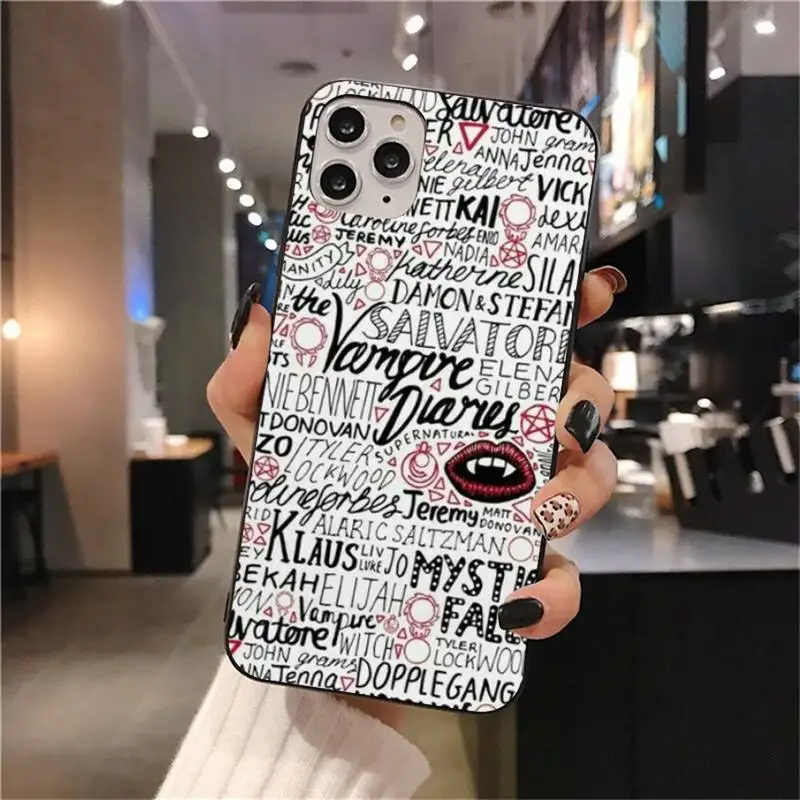 

The Vampire Diaries Stefan Damon Salvatore Phone Case for iphone 12 pro max mini 11 pro XS MAX 8 7 6 6S Plus X 5S SE 2020 XR