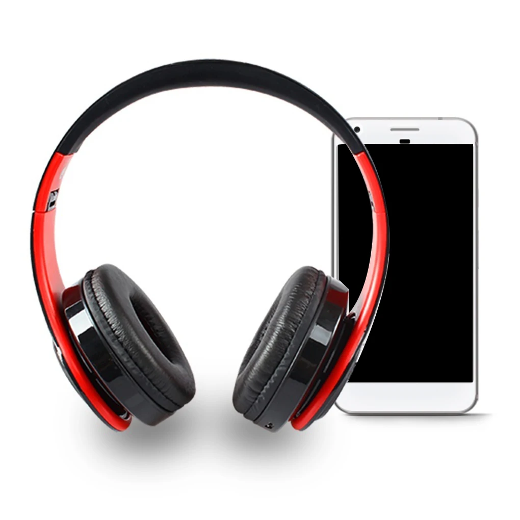 Складные беспроводные музыкальные наушники Bluetooth 5 0 Hi Fi стерео Спортивная