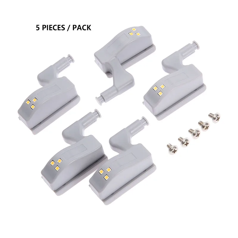 5 шт. светодиодный петли для шкафа с полками Светильник Универсальный Кухня