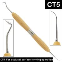 dental luxury composite restorative filling tool ct5 for occlusal surface forming operation amalgam burnisher tool