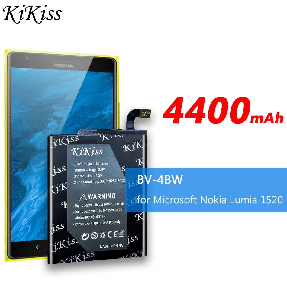 KiKiss BL-4YW BV-T4D BP-4GW Батарея для microsoft Nokia Lumia 950 925 922 920 940 1320 1520 акумуляторная батарея BV-4BW BV-4BWA