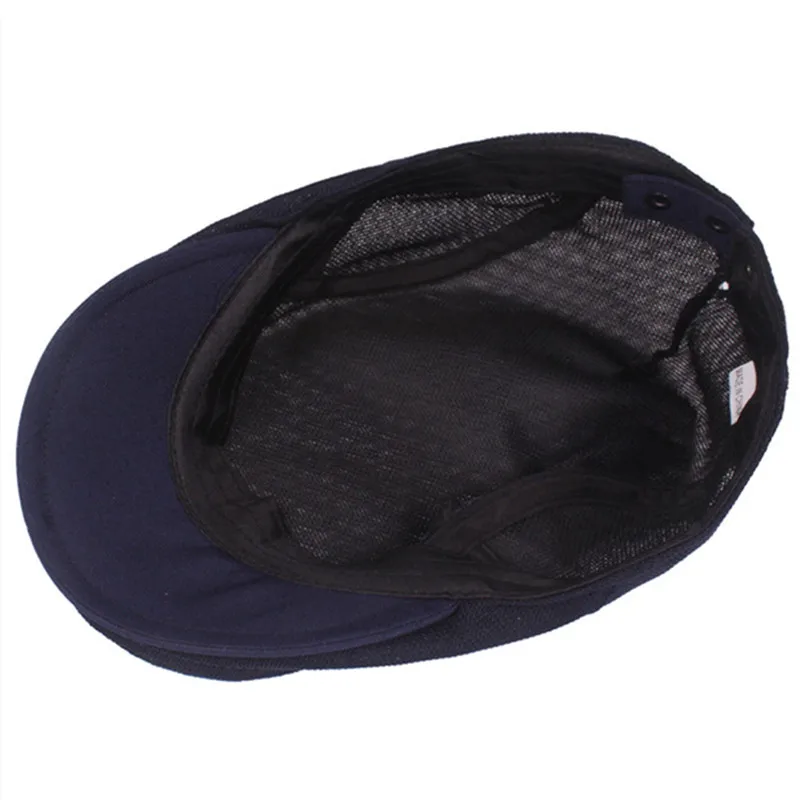 

SILOQIN Men's Berets Spring And Summer Breathable Tongue Cap Adjustable Size Snapback Fashion Simple Leisure Tourism Sports Cap