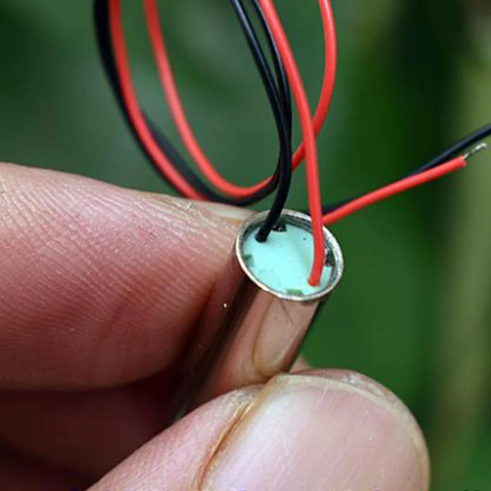 Цилиндрический Вибрационный двигатель 3 в 7 6 В постоянного тока микро-двигатель с