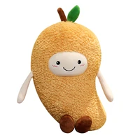 new cute beautiful strawberry pear mango eggplant fruit plush plant toy cartoon plush doll boy girl anti pad pillow gift