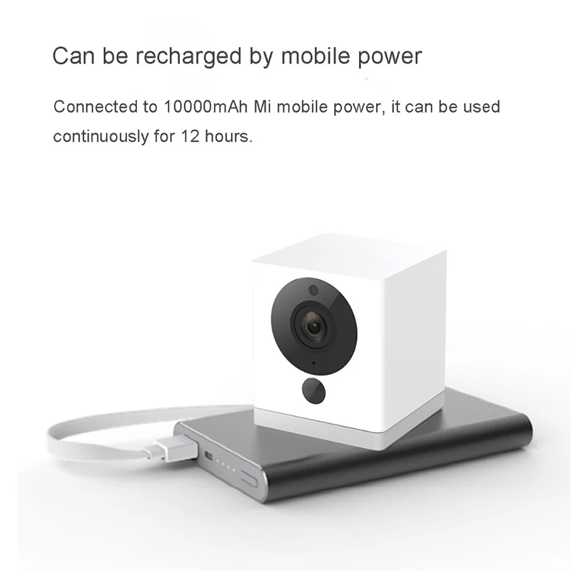 Оригинальная портативная мини видеокамера Xiaomi CCTV Mijia Xiaofang 1S 1080 P, ночное видение, 8-кратный цифровой зум, Wi-Fi приложение, управление для домашней камеры