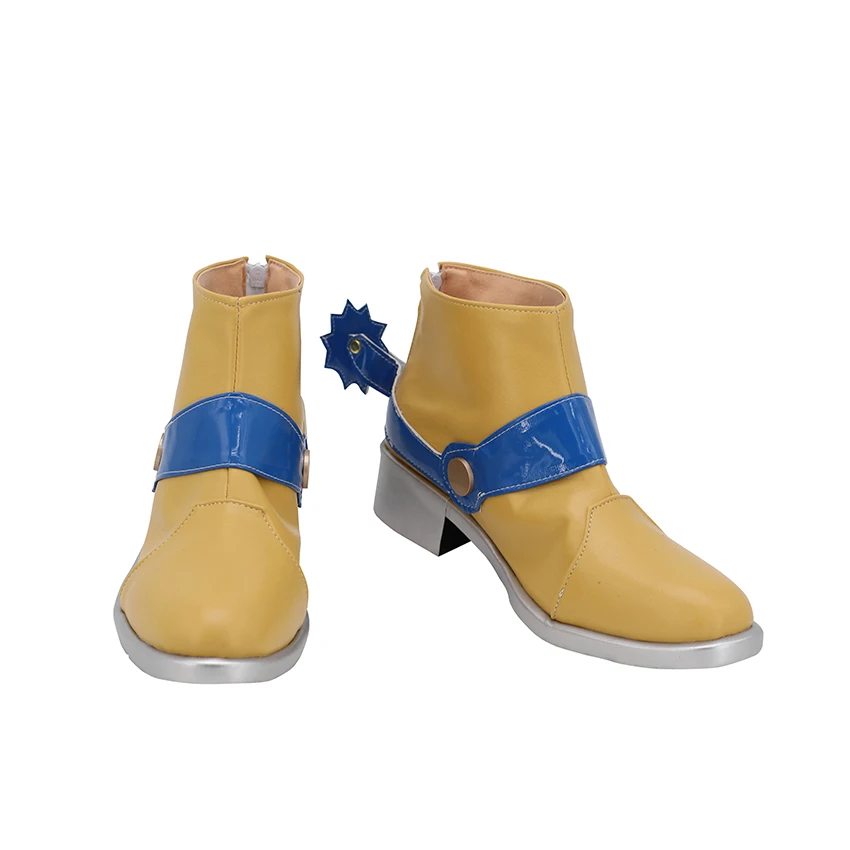 

Bizarre Adventure Steel Ball Run Cosplay Shoes Role BJulius·Caesar·Zeppeli Low Heel Leather Shoes