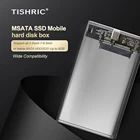 Чехол TISHRIC для внешнего жесткого диска 2,5 дюйма, Sata на USB Type-C, корпус для внешнего жесткого диска USB 3,0, чехол для жесткого диска, адаптер SSD Cass для ноутбука