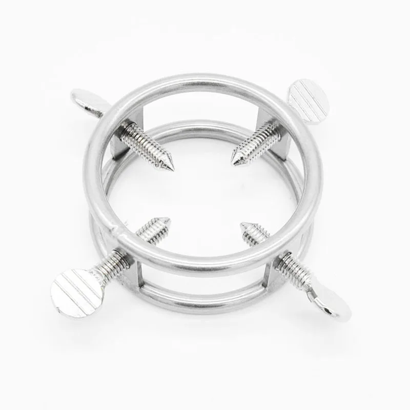 Мошонка бондаж Петух из нержавеющей стали кольцо для пениса шариковый носилки