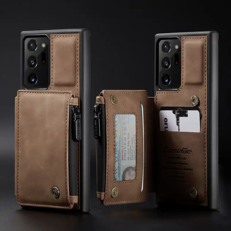 

RFID Case For Samsung Galaxy Note 20 Ultra Wallet Cover For Samsung S20 FE S21 S10 Plus S10E Leather Phone Holster S20Plus S 10