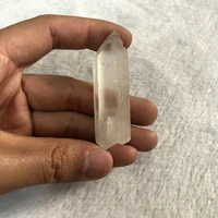 sale 2pcs natural clear quartz rough pointraw crystal healing stone specimentfor warping cabbingcutting lapidaryapprox 50mm