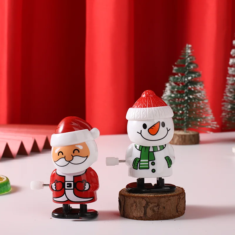 

Christmas Jump Dolls Winding Mechanical Decoration New Year’s Gift X’mas Remontoir Toys Ornaments Crafts
