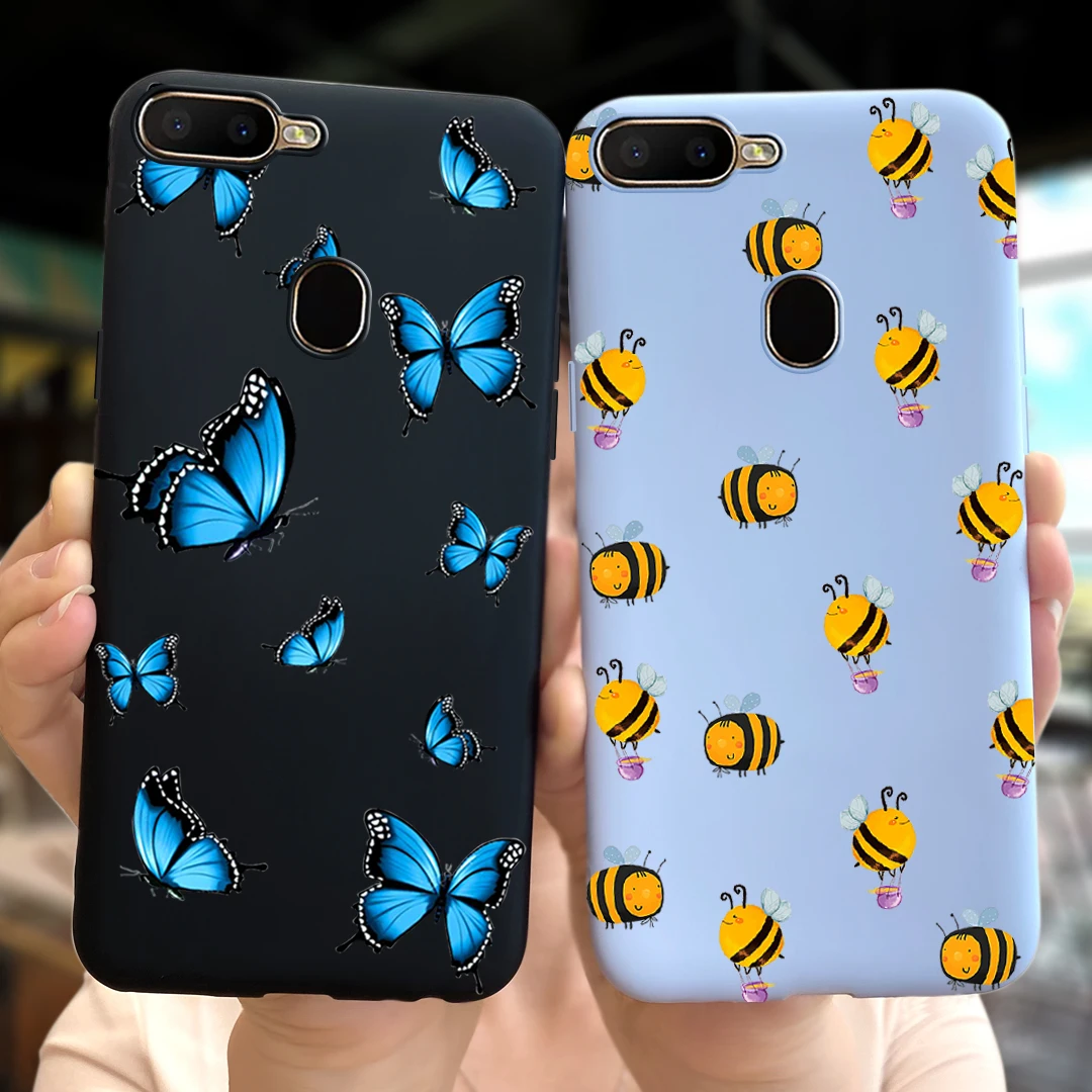 Милая божья коровка цветок чехол для OPPO A5s телефона 2019 Мягкая силиконовая задняя