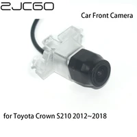 zjcgo ccd hd car front view parking logo camera night vision positive for toyota crown s210 2012 2013 2014 2015 2016 2017 2018